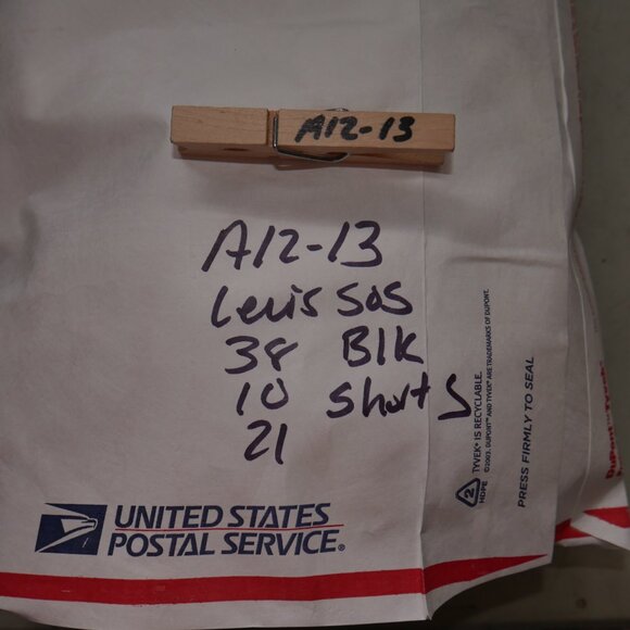 Levi's 505 Men’s Size 38 Jean Shorts Stretch Denim Jorts Solid Faded Black GUC - Picture 7 of 7